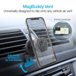 Soporte De Auto Para Celular Naztech MagBuddy Elite Clip 360° - Imagen 4