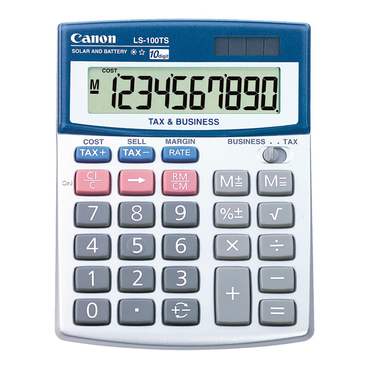 Calculadora De Escritorio Canon Ls-100ts Carga Solar y Batería - Imagen 3