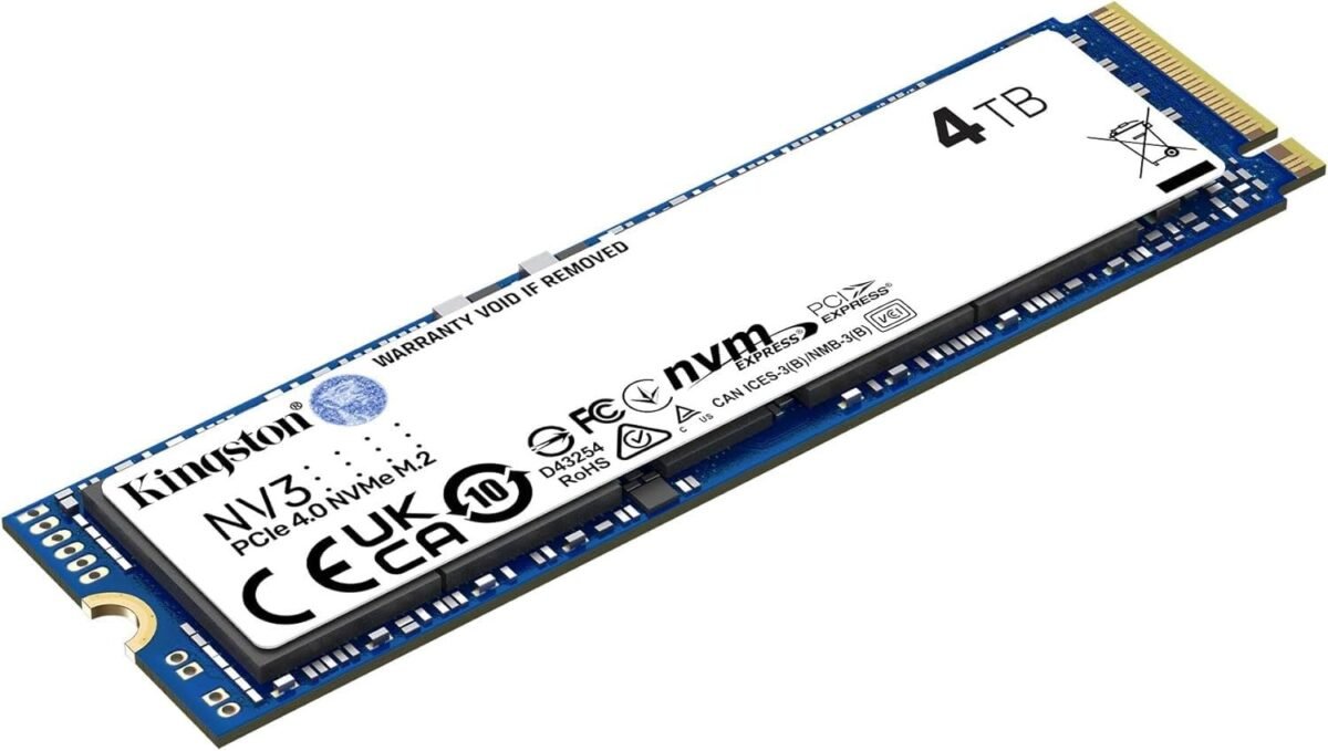 Ssd Kingston Nv3 4tb Pcie 4.0 Nvme M.2 2280 - Imagen 2