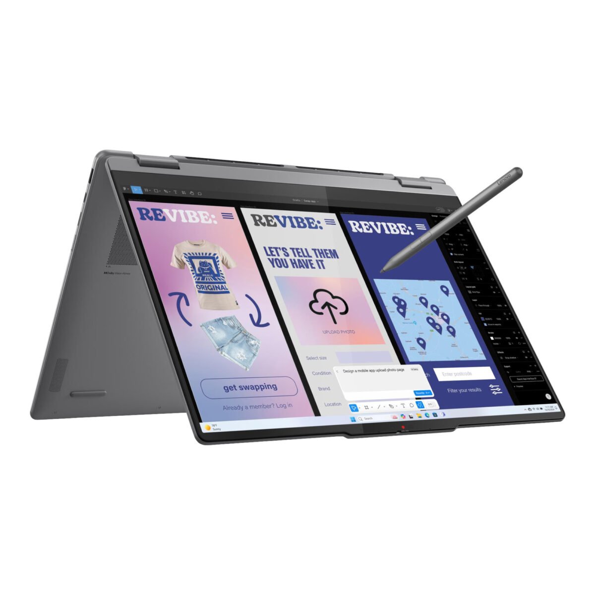 Notebook 2en1 Lenovo 16'' Táctil Core Ultra 7 16gb 1tb Win11 Ai Pc - Imagen 5