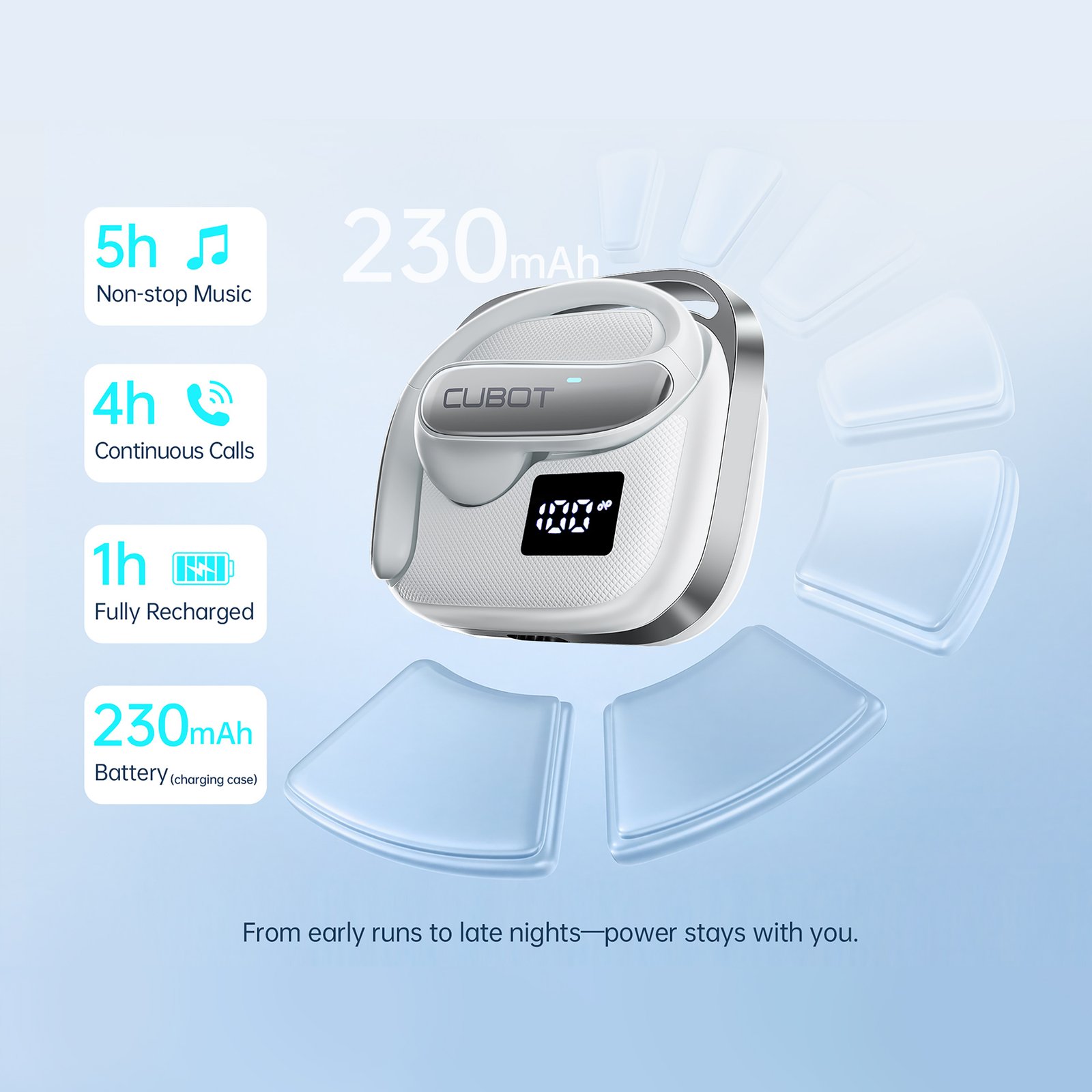 CUBVIBER3_05.jpg Auriculares Inalámbricos BT Cubot Vibe R3 IPX5 - Imagen 1