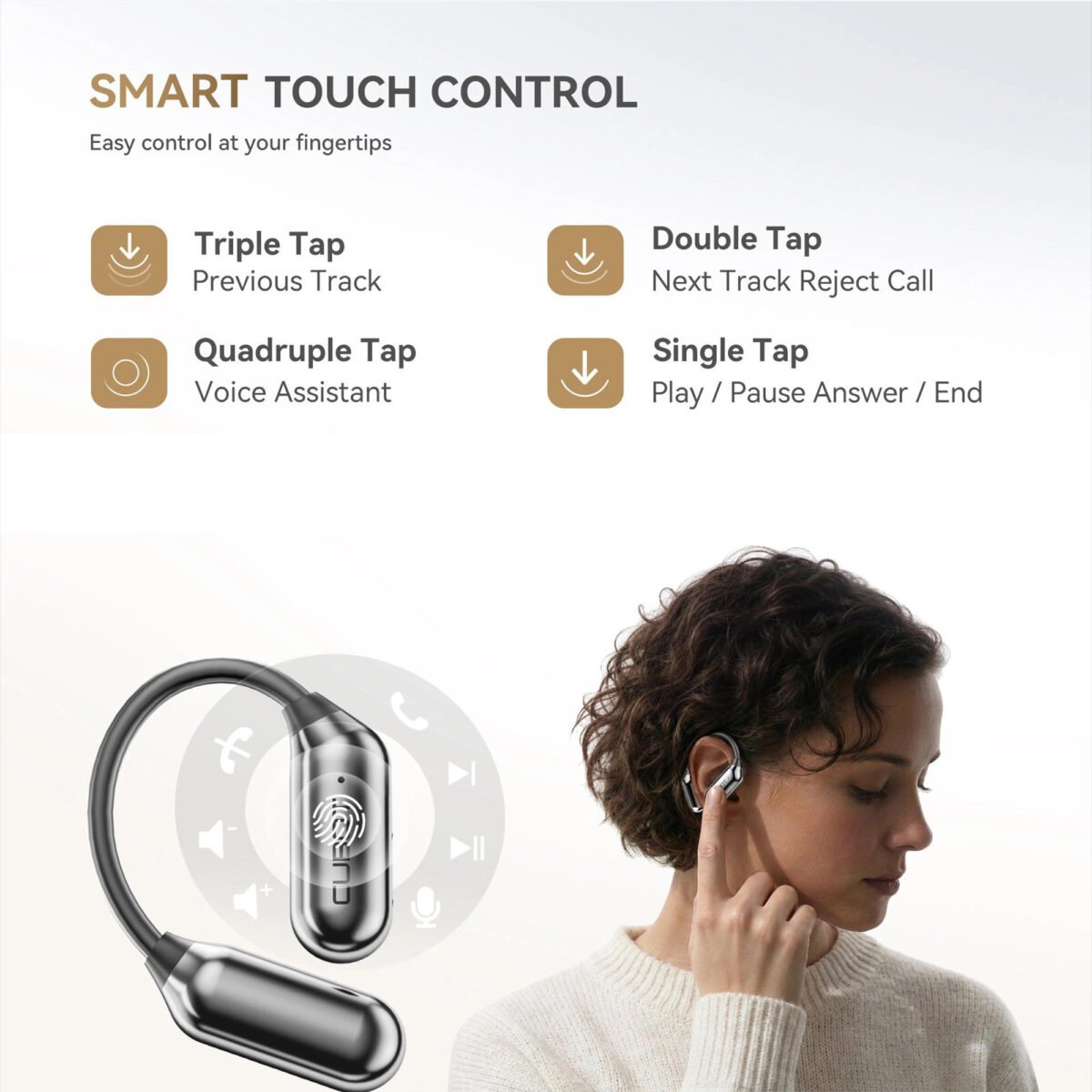 Auriculares Inalámbricos BT Cubot Vibe R5 IPX5 - Imagen 2