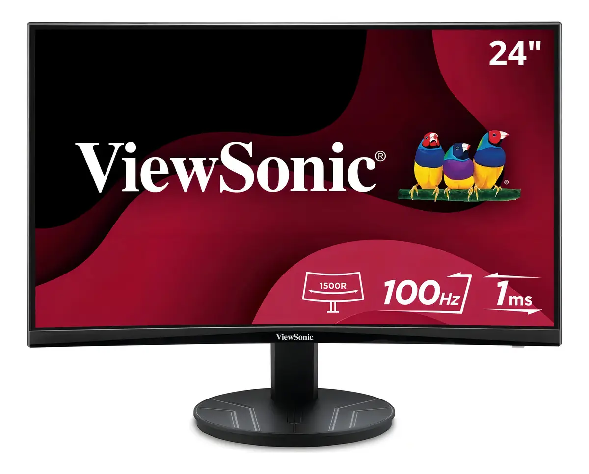 D_NQ_NP_2X_799757-MLA100045772187_122025-F.webp Monitor Curvo Viewsonic Va2416c Business 24 Full Hd - Imagen 1