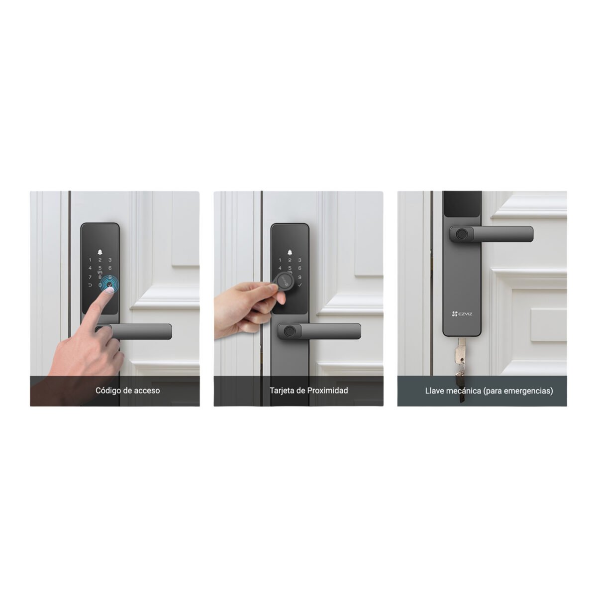 Cerradura Inteligente Ezviz DL05 Cilindro 6068 Ip65 Wifi Bt - Imagen 3