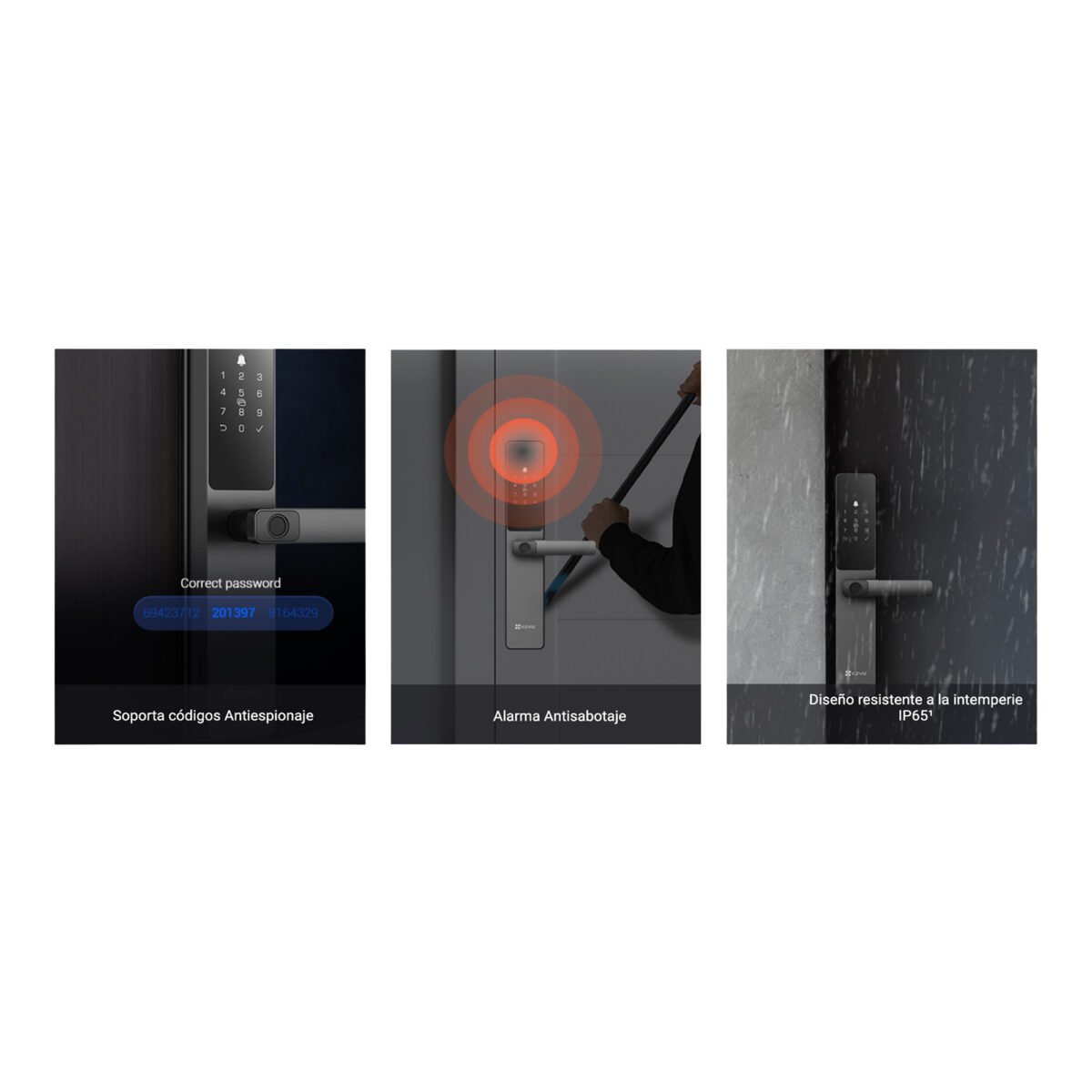 Cerradura Inteligente Ezviz DL05 Cilindro 5085 Ip65 Wifi Bt - Imagen 2