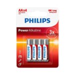 Pila AAA Alcalina Philips Lr6p4b/97 Pack x4 1,5V