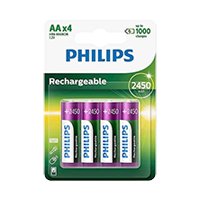 PHIR6B4A24597_01_ICO.jpg Pila AA Recargable Philips R6b4a245/97 Pack x4 2450mAh - Imagen 1