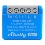 Relé Inteligente Shelly Wifi Bluetooth Zigbee 1 Canal 8A - Imagen 7