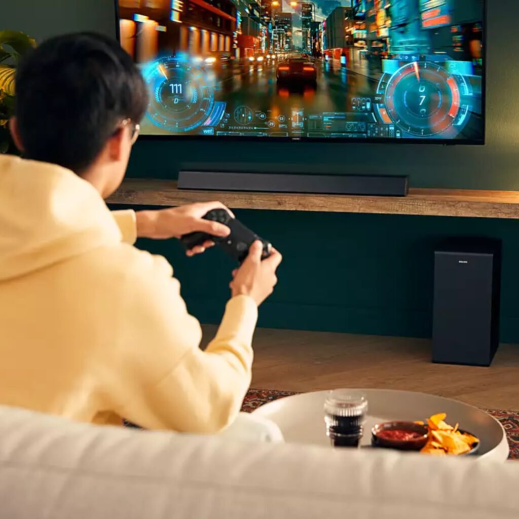 Barra de sonido Philips TAB7305/37 Grado A — Sonido 2.1 con subwoofer inalámbrico