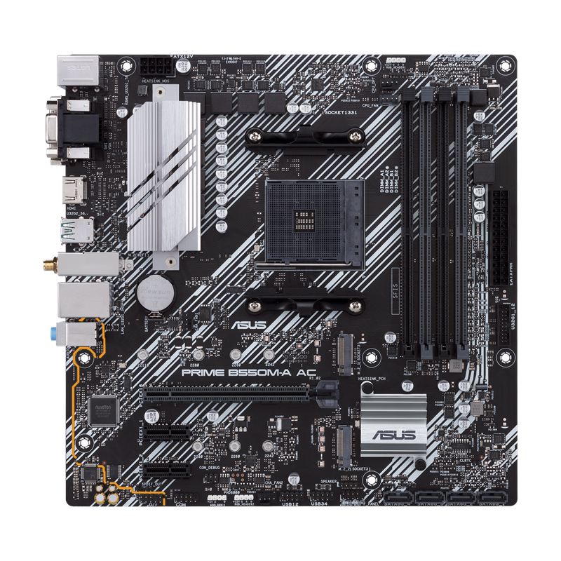 cdr-1fcbb979775963c5816434e584456135 Motherboard Asus Prime B550M-A AC WiFi AM4 DDR4 Micro-ATX - Imagen 1
