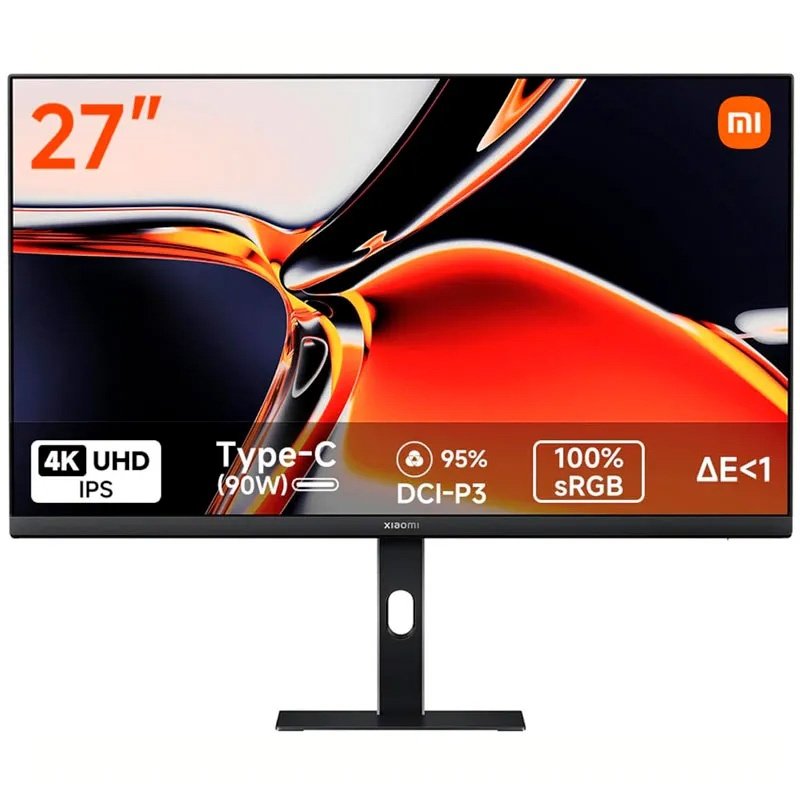 cdr-3f5be85a9c7317170464054af7bf2f66 Monitor Xiaomi 4K 27" UHD Profesional - Imagen 1
