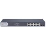 Switch PoE Hikvision DS-3E1518P-SI Smart 16 Puertos Gigabit