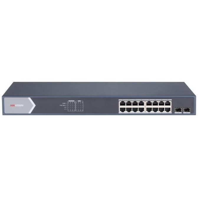 cdr-47c4c6fd2d47237a16f682495f29312a Switch PoE Hikvision DS-3E1518P-SI Smart 16 Puertos Gigabit - Imagen 1
