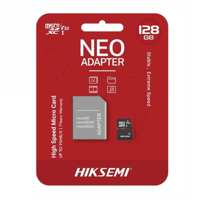 cdr-b8c503a45002feec3cd3fba68ce84c1f Memoria MicroSD Hiksemi HS-TF-NEO 128GB Clase 10 - Imagen 1