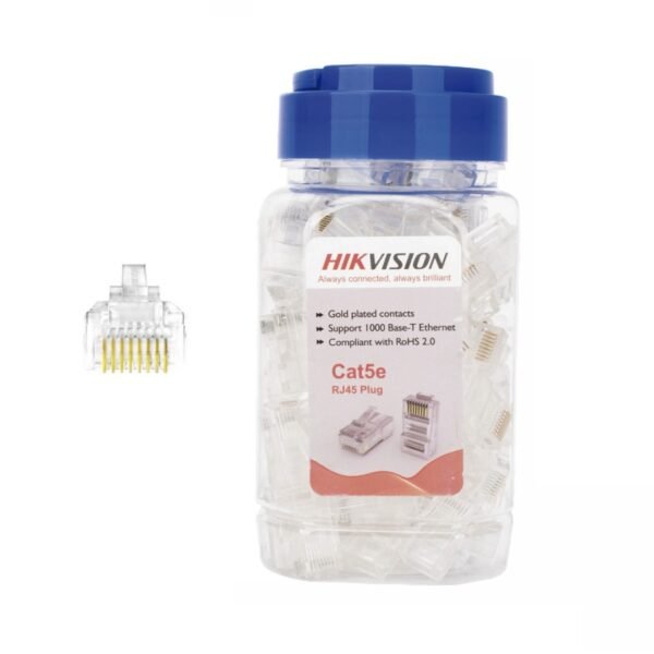 cdr-c1baaeedacd2f946eca929137ee9d547 Conectores Hikvision RJ45 Cat5e 30U