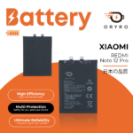 Batería para Xiaomi Redmi Note 12 Pro/Note 12T/Poxo X5 Pro 5G   BP4K  ORYRO