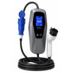 Cargador para Vehiculos Electricos Portatil RC-EV-04   7KW  6A/8A/10A/13A/16A/32A  Plateado  Roca - Imagen 6