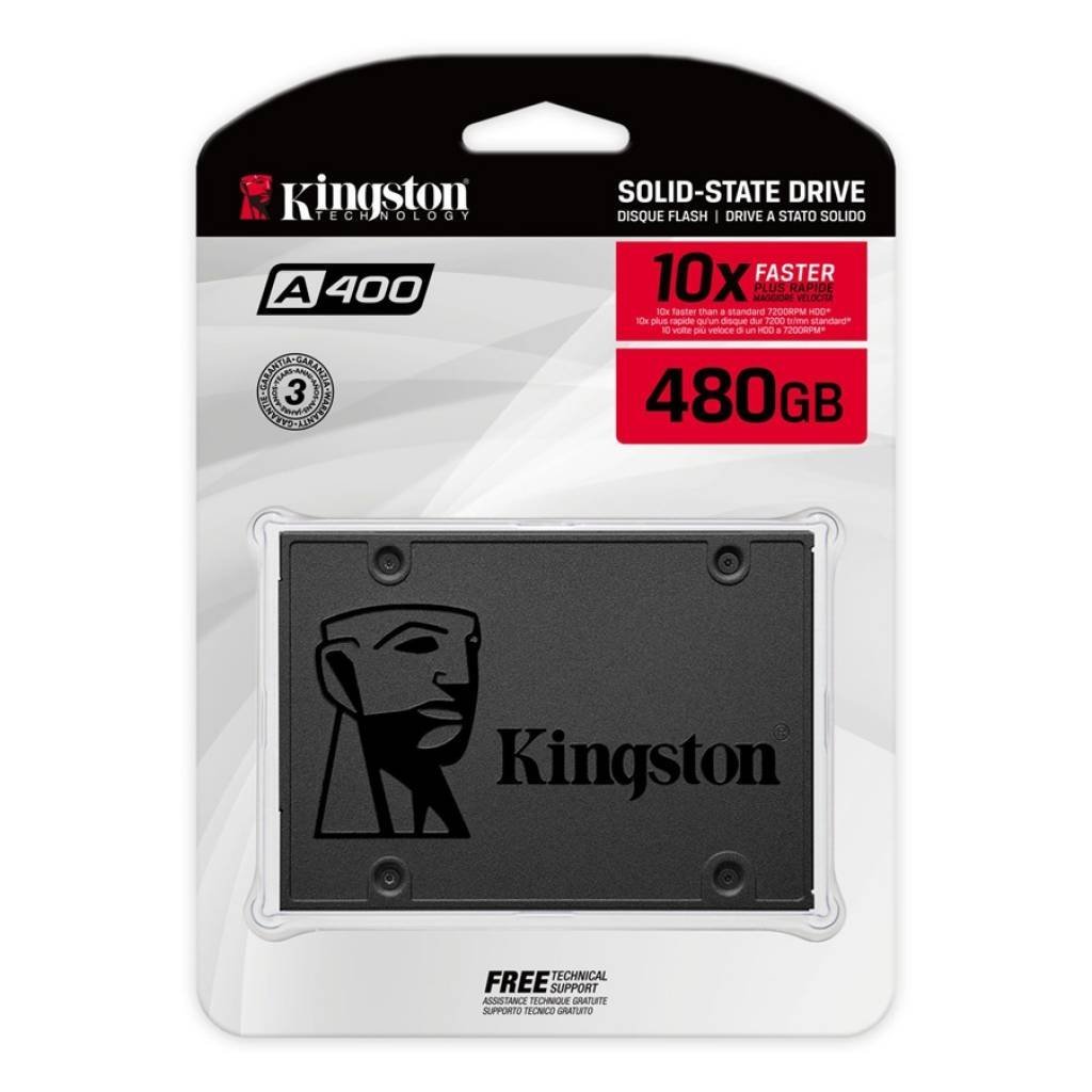 productos34_105073.jpg Disco Sólido Interno Kingston A400 480gb Sata3 - Imagen 1
