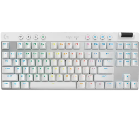 192489.jpg LOGITECH 920-012143 TECLADO PRO X GAMING WHITE TKL INAL P/PROMO** - Imagen 1