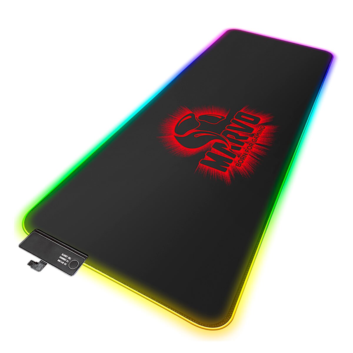 G45_02.jpg Mousepad Marvo Pro G45 Superficie De Microfibra Y Luz De Fondo
