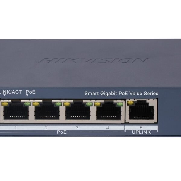 cdr-1bd6e72321db8761a7ae24e53a88e16d Switch Hikvision DS-3E1505P-EI/M Smart 4 Puertos Gigabit PoE