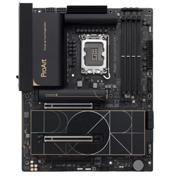 Combo Asus Mother ProArt Z890-Creator WiFi, LC ROG Ryuo IV 360 y Fuente 1000W Platinum
