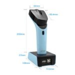 Lector de código de barras Netum 2D inalámbrico con base - Imagen 5