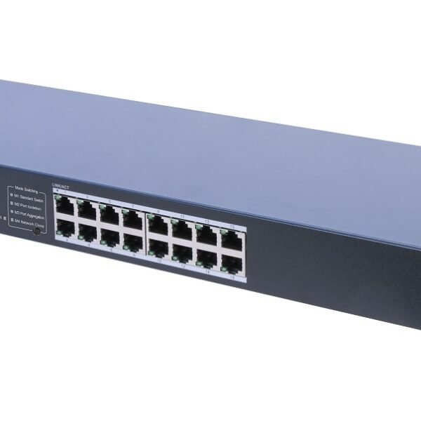 cdr-78072ca695459aa05ee40c02e318b4c7 Switch Hikvision DS-3E0516-E(C) 16 Puertos Gigabit para Rack