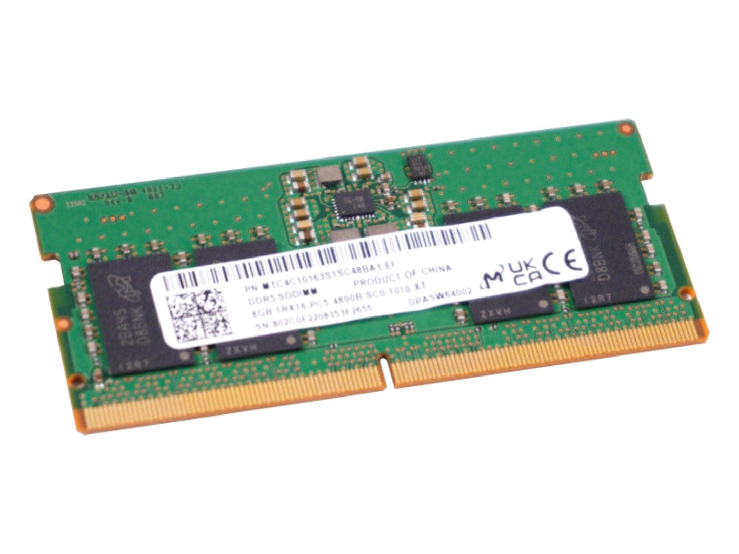 cdr-bd64bd89656248da79222de5ecc47408-1 Memoria RAM DDR5 16GB 4800Mhz SODIMM Usada - Imagen 1