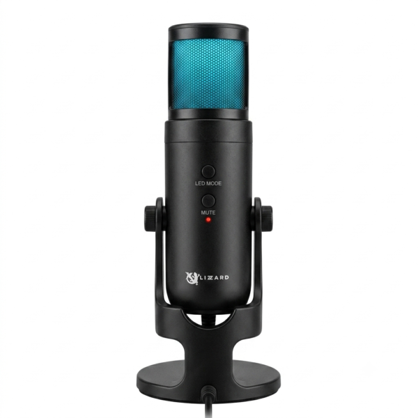 Microfono Gamer   XZZ-MC-01  Cableado USB  RGB  X-Lizzard